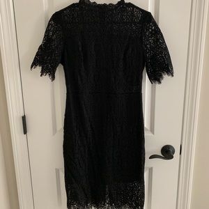 Black lace dress